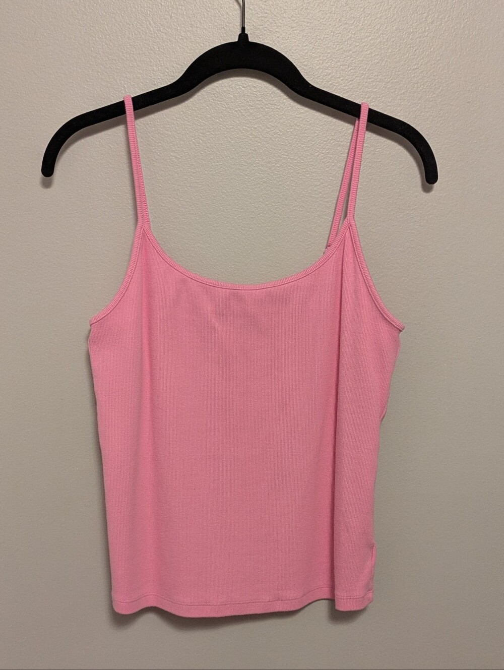 American Eagle Pink Ribbed Cami Tank